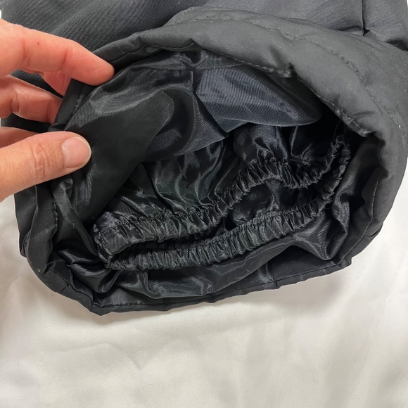 Vintage Sportscaster Snow Pants Mens L Bibs Black Ski Retro Insulated - Picture 13 of 16